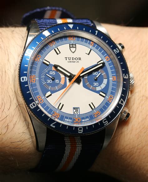 tudor heritage chrono blue|tudor heritage chronograph blue.